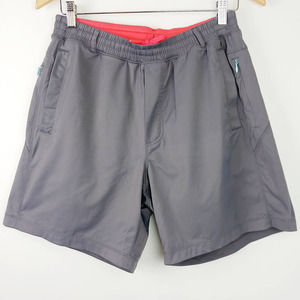Birddogs SZ L Boom For Your Broomstick Men's Shorts Gray Orange Liner